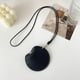 thumbnail image 5 of Headphone Organizer Hanging Neck Hanging Leather Pouch Round Coin Purse Small Storage Bag, 5 of 6