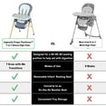 thumbnail image 6 of Ingenuity Proper Positioner Deluxe High Chair - Unisex, For Ages 0-60 Months, 6 of 19