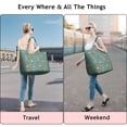 thumbnail image 5 of Chihuahua and Footprints Travel Tote Bags for Women Carry On,Large Weekender Bags for Women Travel,Multi Functional Duffle Bag for Work,Shopping,Sports, 5 of 5