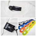 thumbnail image 3 of Unisex Summer 3D Embroidered T Shirt Good Logo Colorful Plant Embroidery Moisture Wicking Daily Wear, White, L, 3 of 7