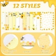 thumbnail image 3 of 12 Pieces Bee Sticky Notes Bee Notepads Gifts 3x4 Inch Adhesive Honey Memo Notes for Women to Do List for Memo Reminder List for Office Home Supplies Teachers Gift, 3 of 6