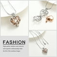 thumbnail image 3 of Heart Cremation Jewelry for Ashes Holder Urn Necklace Lockets for Human Ashes Pet Ashes Urn Jewelry Pendent for Ashes and Chain, 3 of 6