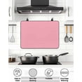 thumbnail image 6 of Stove Top Covers for Electric Stove, Pink Glass Stovetop Cover Protector, Pure Pink Induction Cooktop Protector Oven Mat for Kitchen Countertop 36"x21", 6 of 8