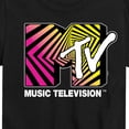 thumbnail image 3 of MTV Logo - Optical 80S - Toddler And Youth Short Sleeve Graphic T-Shirt, 3 of 5