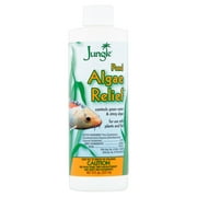 Jungle Pond Algae Relief Water Treatment for Ponds, Controls Green Water and String Algae, 8 oz.