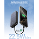 thumbnail image 3 of Batería portatil 20000mAh Ugreen Nexode PB505 PD 20W Gris, 3 of 8