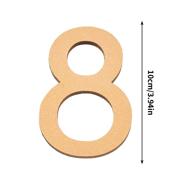 Tumotour 7CM Acrylic Number Plates For Elegant And Stylish Decor
