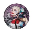 thumbnail image 2 of Harley Quinn Poster Spare Tire Cover Waterproof Dust-Proof Universal Wheel Tire Cover Protector Accessories 14" 15" 16" 17", 2 of 7
