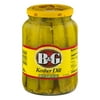 B&G Kosher Dill Spears with Whole Spices Pickles 32 fl oz