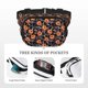 thumbnail image 5 of Fotbe Sunflowers Cangurera Cuadrada con Estampado de Doble Capa, Bolsa de Cintura Ajustable Mini para Hombres y Mujeres, 5 of 9