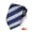 A115, variant on Timeless Stripes Men's Classic Business Tie 1 Pack, Made from a Smooth Silk Polyester Blend with a Traditional Woven Jacquard Stripe Motif Suitable for All Formal Occasions