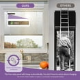 thumbnail image 4 of Hapadif Motorized Blinds with Remote Control, Blackout Smart Blinds for Windows, Horizontal Window Electric Blinds Cordless【Solar Powered Blinds】 Custom Automatic Blinds White 23" Wx64 H, 4 of 7