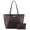 Coffee, variant on Tote Bags Vegan Leather Purses and Handbags for Women Top Handle Ladies Shoulder Bags, Brown