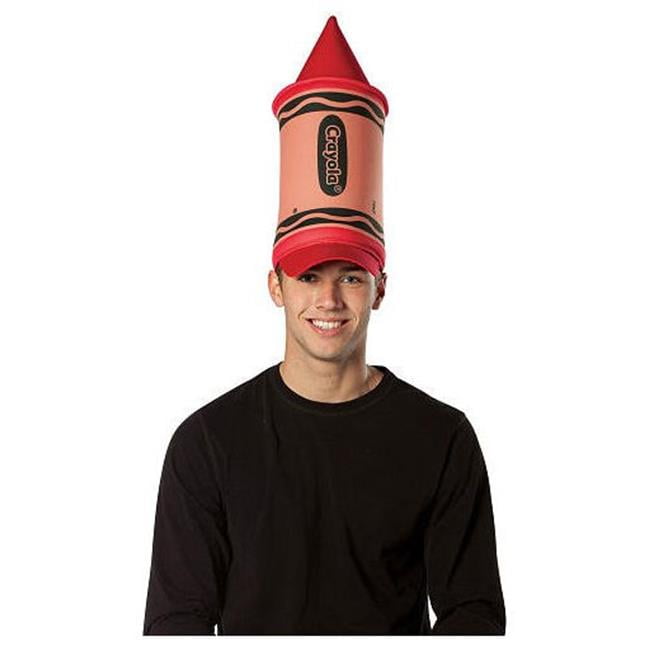 Rasta Imposta Crayola Crayon Hat, Red, One Size