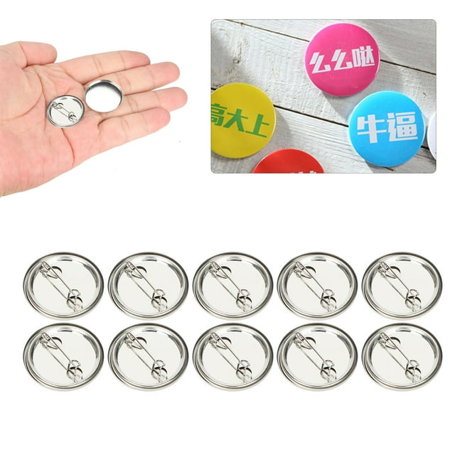 Name Tag, Hand-made Blank Pin Button Creative With Light Weight For Special Daily Surprises