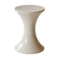 thumbnail image 1 of Tabouret Repose-Pieds de Rangement en Forme de Sablier en Matériau PP Table d'Appoint Créative avec Couvercle Amovible, 1 of 7