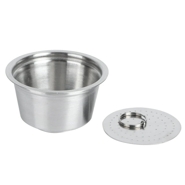 Refillable Coffee Cup,Stainless Steel Refillable Coffee Cup Fit Coffee Maker Parts for