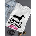 thumbnail image 3 of Basset Hound Mom T-Shirt Women -SPIdeals Designs, Female 3X-Large, 3 of 4