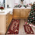 thumbnail image 5 of PONPRNGY 2 Pcs Christmas Kitchen Rugs and Mats for Floor Non Slip Backing Mat Merry Christmas Kitchen Decor Kitchen Rug Sets Xmas Decor, 5 of 7