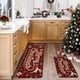 thumbnail image 5 of Juego de 2 Alfombras y Tapetes Navideños para Cocina con Base Antideslizante. Decoración Navideña para La Cocina., 5 of 7