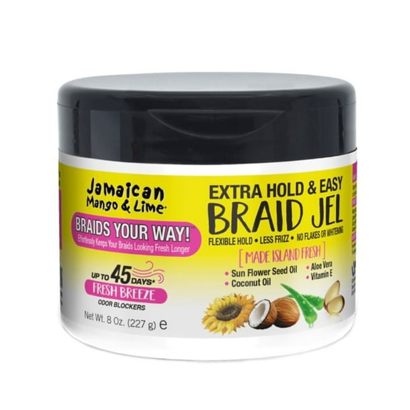 Jamaican Mango Lime Braids Your Way Braid Jel, 8 Oz., Pack of 1