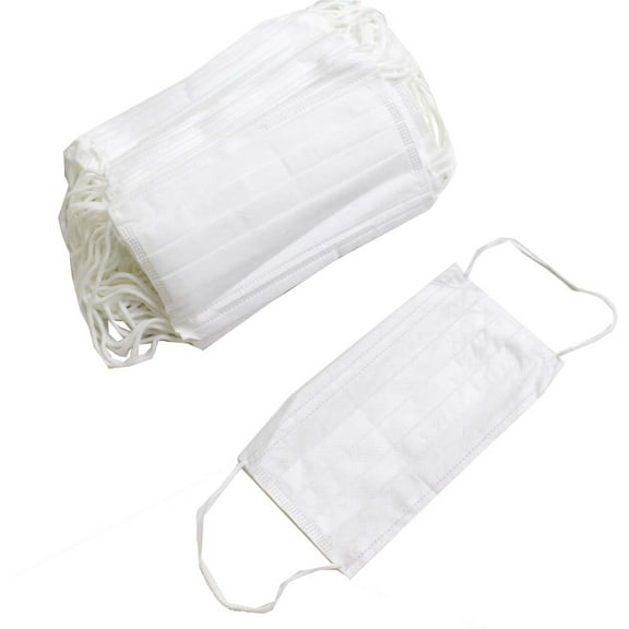 GRID 10 Piece General Purpose Face Masks | Allergen & Germ Protection | Latex-Free Ear Loops | Easy-to-Use & Comfortable