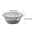 thumbnail image 2 of COOPHYA Wash Tub For Kitchen Use And Hair Washing Gray Plastic Washbasin 1 PCS, 2 of 8