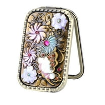 RAGUPEL Hand Mirror Ultra High Quality Hand Mirrors with Handle Unique Folding Design Travel Makeup Mirror