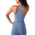 thumbnail image 6 of YITTY Active Women's UltraLuxe Built-in Bra Tank Top, Athleisure, 4-Way-Stretch, Elemental Blue, XS, 6 of 8