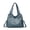 Blue, variant on PRIYAL Stylish Black for Women Large Capacity Tote with Secure Zip Closure, Adjustable Strap Multiple Compartments, Perfect for Everyday Use, Versatile Carry Bag Sleek Modern Tote Decorative Zippers