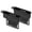 Black2, variant on Car Seat Filler Car Seat Storage Box, Side Inserts Organizer Guard, Console Catcher Fillers Stop Things from Dropping, ABS Black Fits Most Cars
