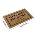 thumbnail image 3 of PRETXORVE Welcome for Outdoor Entrance Artificial Coir Palm Leaf Doormat for Front Porch Patio, 3 of 7
