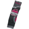 thumbnail image 2 of Castle X Powersports Women's Regulator Durable Knit Riding Socks - Gray & Pink, 2 of 2