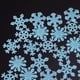 thumbnail image 4 of 50 pegatinas fluorescentes luminosas de copos de nieve de color azul para Navidad, 4 of 5
