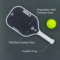 thumbnail image 2 of Pala de pickleball CRBN TruFoam Genesis de fibra de carbono de 14 mm, 2 of 6