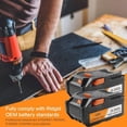 thumbnail image 3 of 8.0AH For Ridgid R840087 Hyper Lithium Battery Rigid 18 Volt R840085 Power Tool, 3 of 7