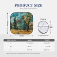 thumbnail image 3 of Salouo Impressionist Village Sky Pattern Car Windshield Sun Shade Foldable | Front Windshield Shade for Sun, Heat and UV Rays | Interior Sun Protection-Large, 3 of 6