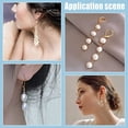 thumbnail image 5 of 60Pcs Real 24K Gold Plated Leverback Earring Findings French Earring Hooks Leverbacks Lever Back Earwires, 5 of 9