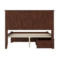thumbnail image 5 of AFI Nantucket Full Wood Platform Bed with Footboard and Storage Drawers, Walnut, 5 of 6