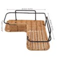 thumbnail image 2 of GOOHOCHY Cesta Para Almacenamiento De En Con Montaje En Pared Estilo Tejido Rústico Y Color Marrón Claro, 2 of 8