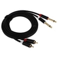 thumbnail image 3 of Miangastore Mic Cable Audio Cable Black 1Pack 5.9X0.2X0.2In Gold Plating, 3 of 8