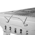Ktaxon 28'' BBQ Grills Charcoal Grill for Camping Stainless Steel Grill