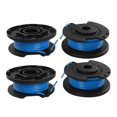 thumbnail image 1 of 4 paquetes de bobina de repuesto para bordeadora de línea de 0,165 que pueden reemplazar la bobina Oem Ryobi One+ Ac14rl3a, compatible con Ryobi One+ Ac14rl3a, recortadora de hilo inalámbrica, 4 kaili Sencillez, 1 of 4