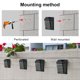 thumbnail image 4 of Ounissouiy Paquete de 2 luces de pared alimentadas por energía solar, lámpara de iluminación impermeable IP65 recargable con montada en la pared Jardín y Patio Ounissouiy HA065104-00, 4 of 6