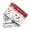 Gradient Snowman, variant on HELLHERO Snowman and Snowflake Sewing Machine Cover 17.7x8.6x12.5 Inch Protective Sewing Machine Protector Cover Universal