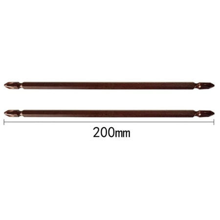 

Alloy Steel Magnetic Double Head Electric Cross Screwdriver Bit PH2 50-300mm