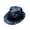 A-Dark Blue556, variant on Yuanlong Fedora Hats Coconut tree print strap Woven Straw Jazz Hat Summer Beach Lightweight Breathable Sun Hat For Men Women