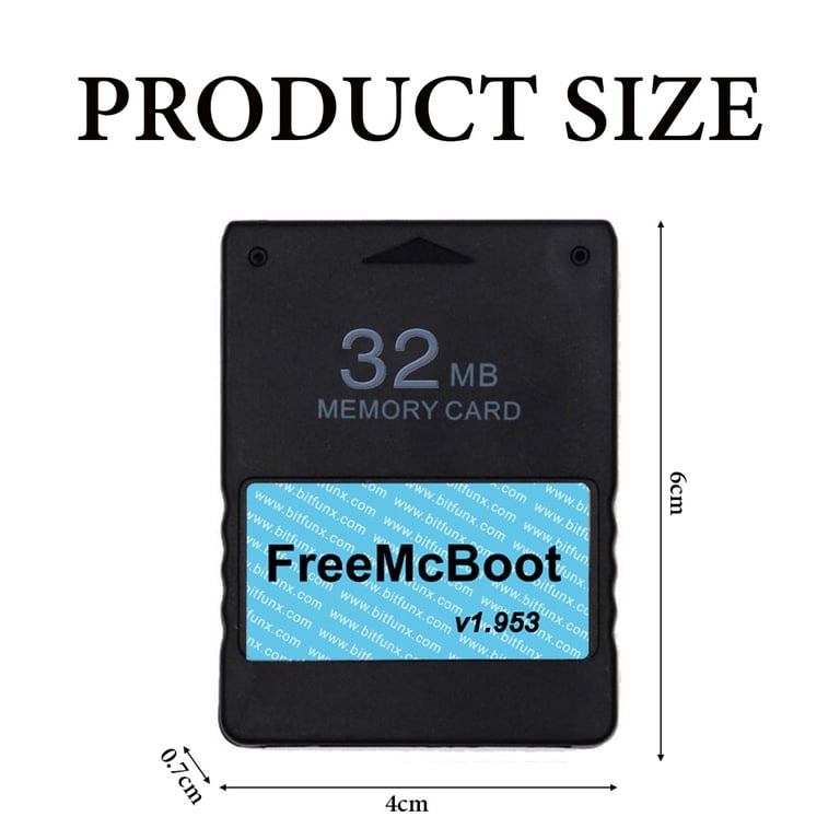 PS2 Memory Card Free McBoot FMCB 1.953 Memory Card 32MB Memory