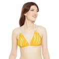 thumbnail image 3 of Effete Feline Claw Marks Scratch Strappy Triangle Bikini Top (AOP), 3 of 4