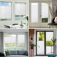thumbnail image 6 of No-Drill Cordless Pleated Window Shades with Suction Cups, Light Filtering, White, 6 of 6